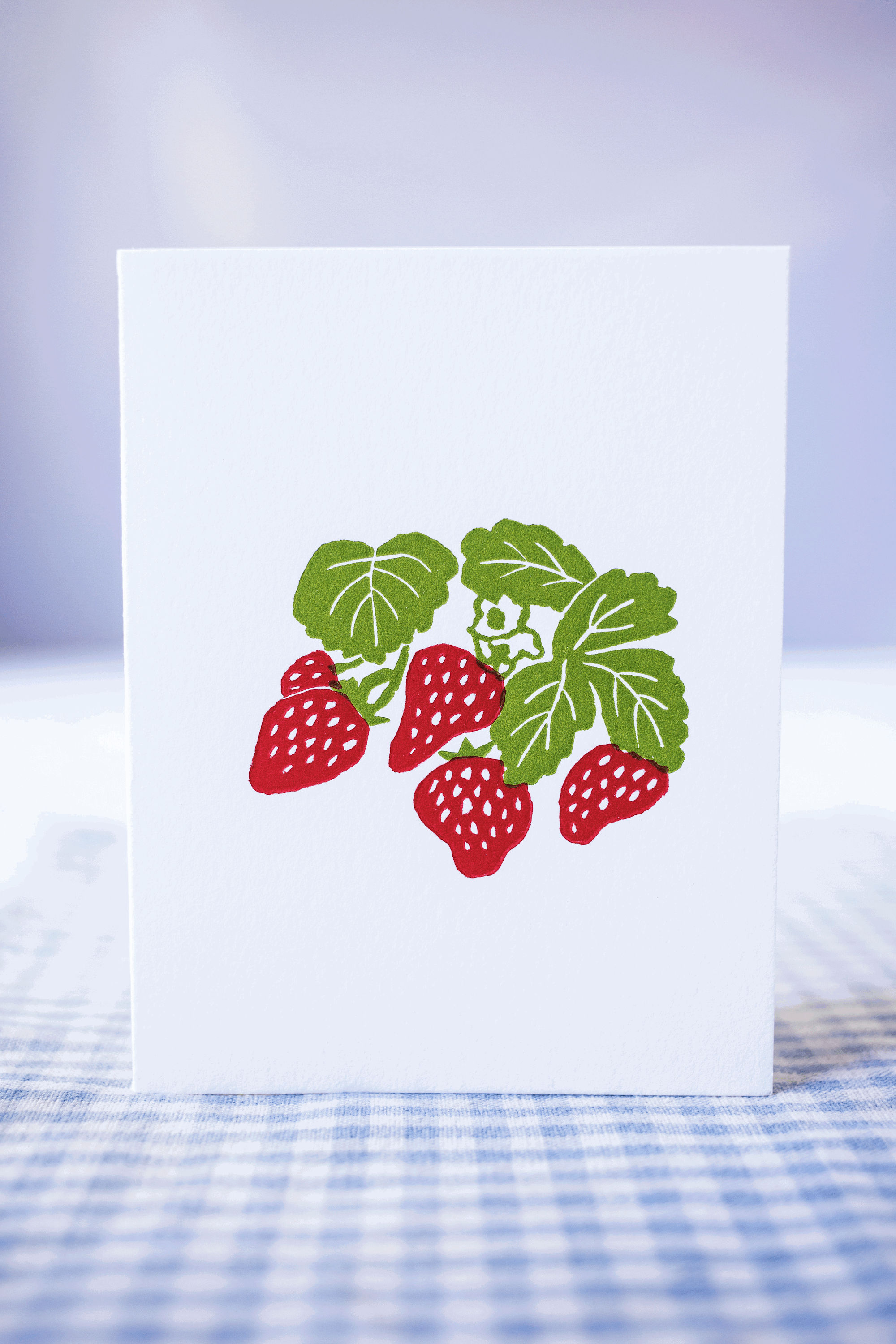 strawberry card